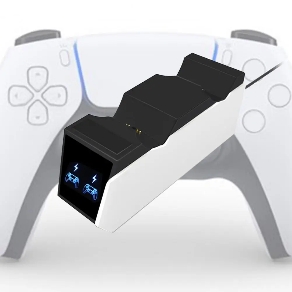 

Durable Charging Stand Controller Fast Dual Charger for PlayStation 5 Gamepad