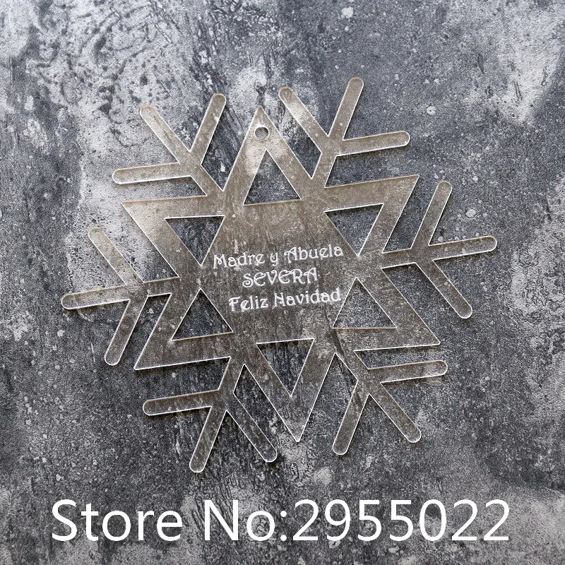 Персонализированные колокольчики и снежинки Рождественское украшение|tag tag|bell