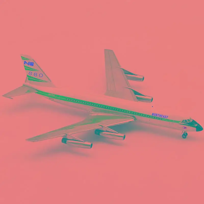 Inflight NORTHEAST CONVAIR CV-880 N8483H 1/200 diecast plane model aircraft | Railed/Motor/Cars/Bicycles