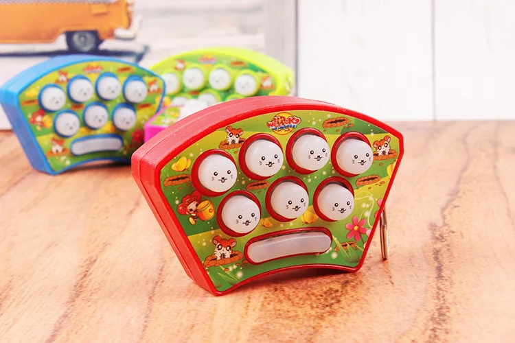 

New Fun Mini Gopher Children's Palm Hands-on Speed Game with Light Music Puzzle Kids Holiday Toy Gift