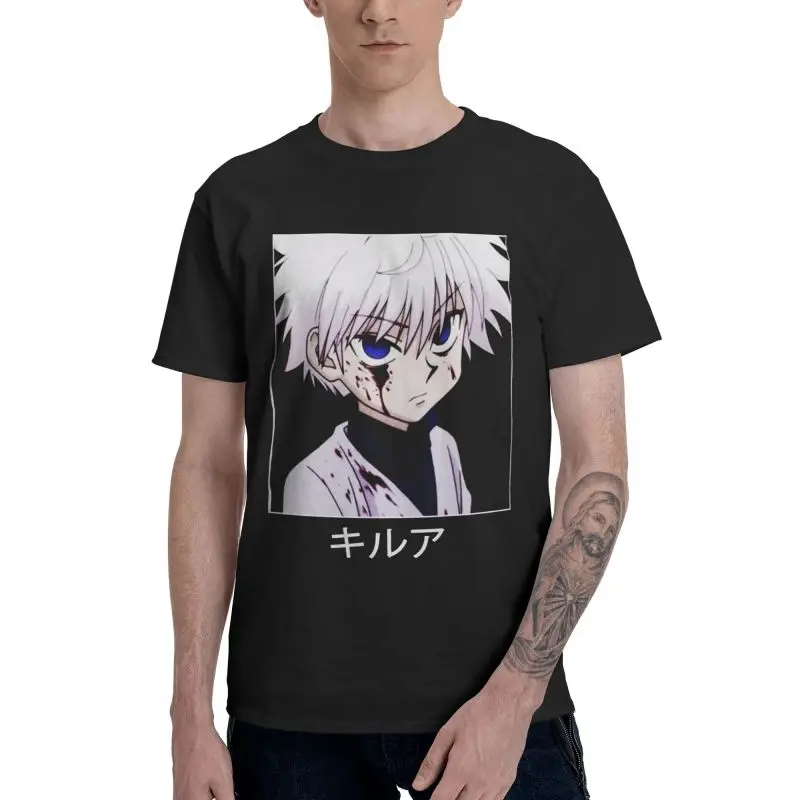 

Футболка мужская с коротким рукавом, хлопок, топ Hunter x Hunter, идея для подарка