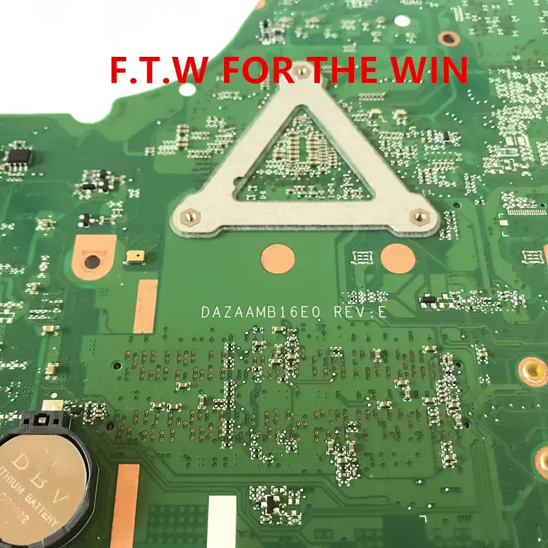 

ZAA X32 DAZAAMB16E0 REV:E For E5-575 E5-575G Laptop motherboard With SR2EY I5-6200U CPU DAZAAMB16E0 100% working well