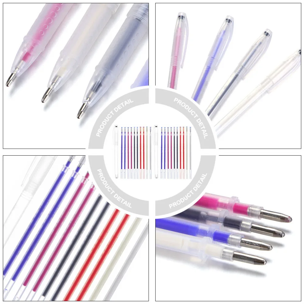 

2 Sets Fabric Marker Pens Practical High Temperature Disappearing Marker Pens