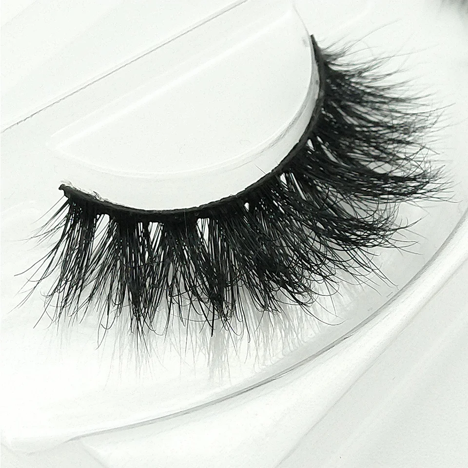 Норковые ресницы 100% без жестокости ручной работы 3D норковые полная полоса Мягкие