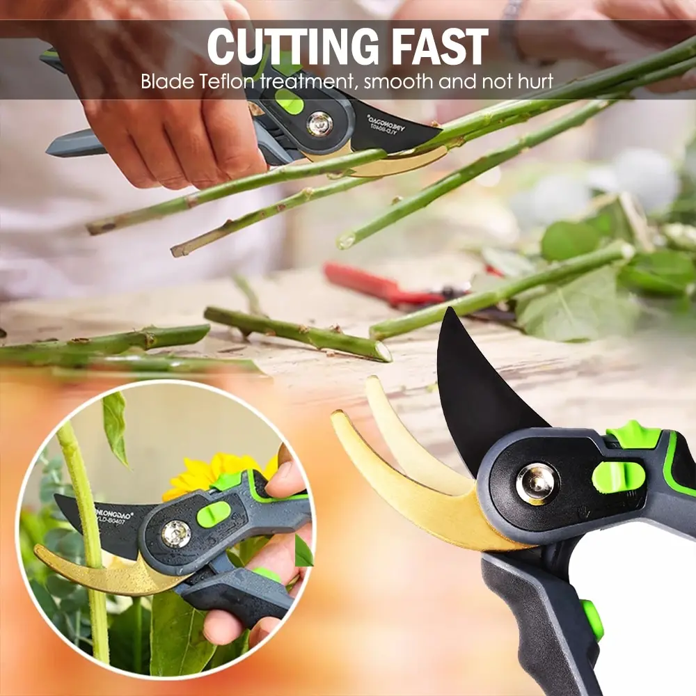 

Gardening Pruning Shears, Which Can Cut Branches of 24mm Diameter, Fruit Trees, Flowers,Branches and Scissors Hand Tools