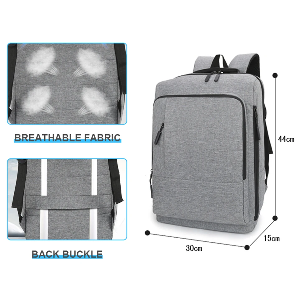 Деловой рюкзак умная сумка для ноутбука 15 6 дюймов мужчин путешествий женщин