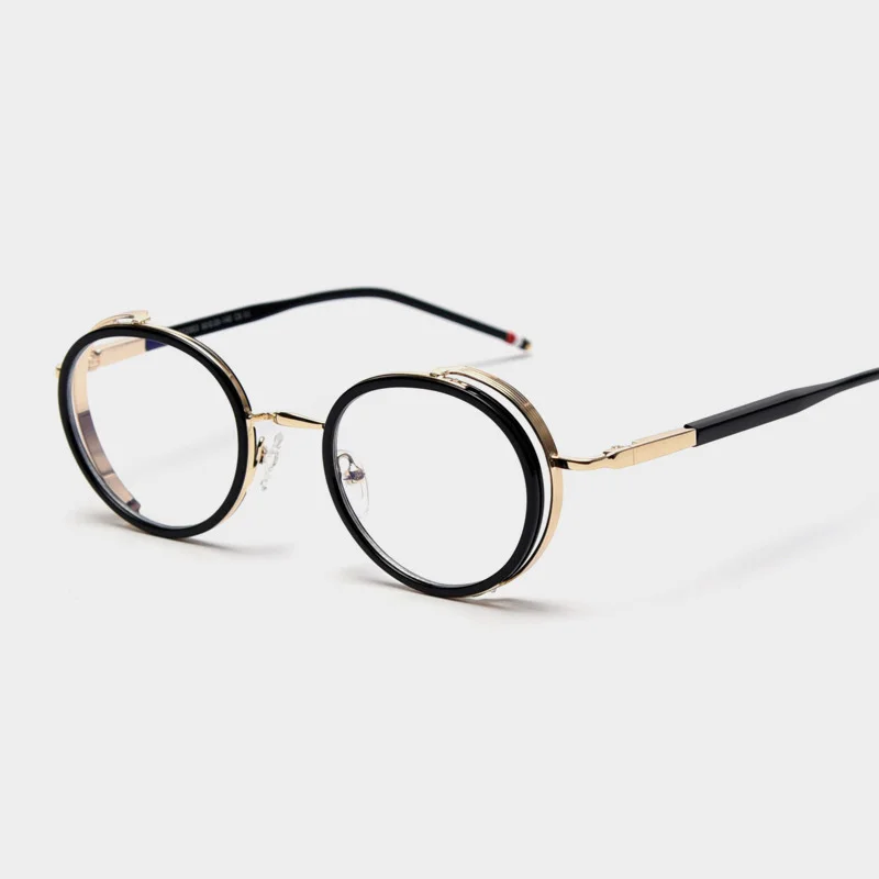 Винтажные прозрачные круглые очки для женщин и мужчин оптические оправа с