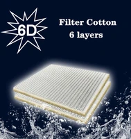 6d aquarium filter bio sponge fish pond foam filter sponge aquarium filter media pad cut to fit for fish tank canister filter