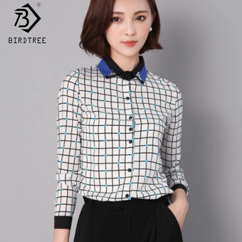 Новинка весны 2020 женская рубашка длинный рукав отложной воротник женские