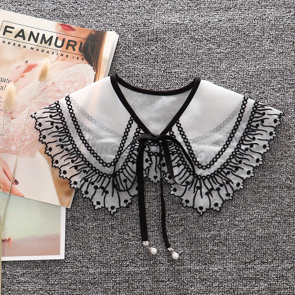 Linbaiway женские ложные воротнички кружевные носки без пятки С цветочным рисунком