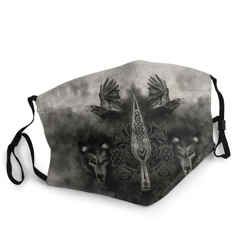 

Gungnir Spear Of Odin Non-Disposable Mouth Face Mask Men Women Vikings Mask Anti Haze Dustproof Protection Respirator Muffle