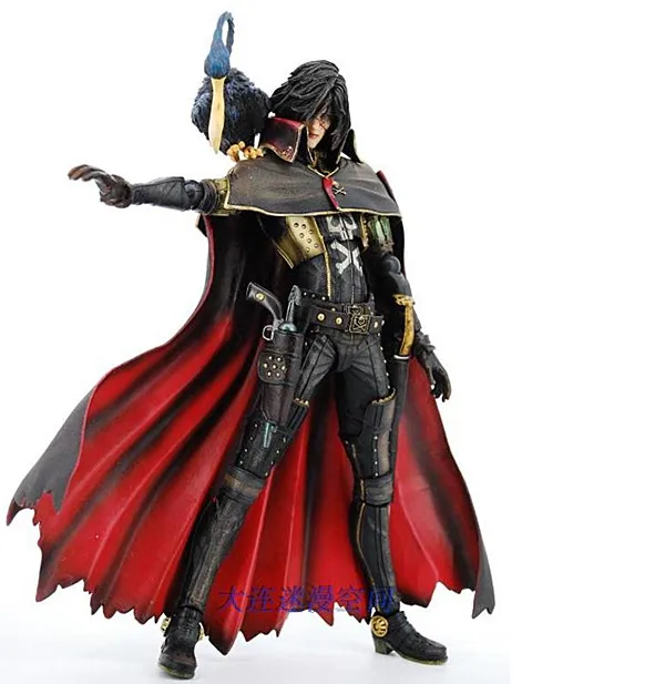 PLAY ARTS KAI HARLOCK космический пиратский капитан фигура из ПВХ|Игровые фигурки и