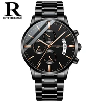 sport men quartz wrist watch black digital waterproof leisure business luminous timing stainless steel dresses luxury wristwatch