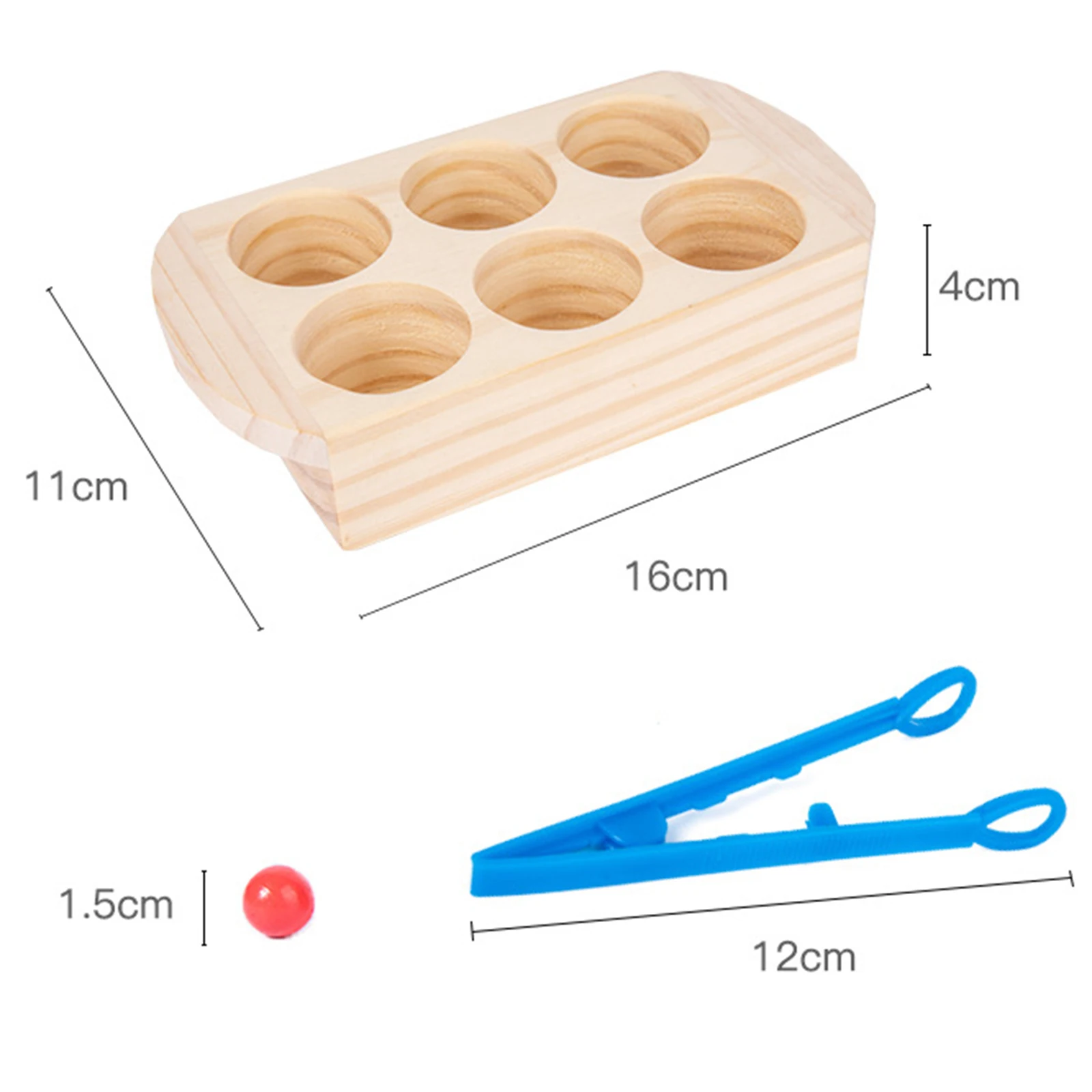 

Counting Bead Montessori Color Matching Sorting Early Learning Sensory Toys