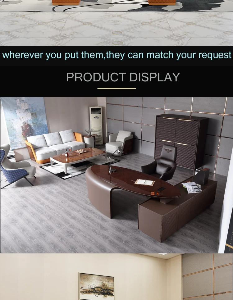 Italy Style Modern Luxury Home Study Living Room Office furniture Three seaters Office Sofa Couch