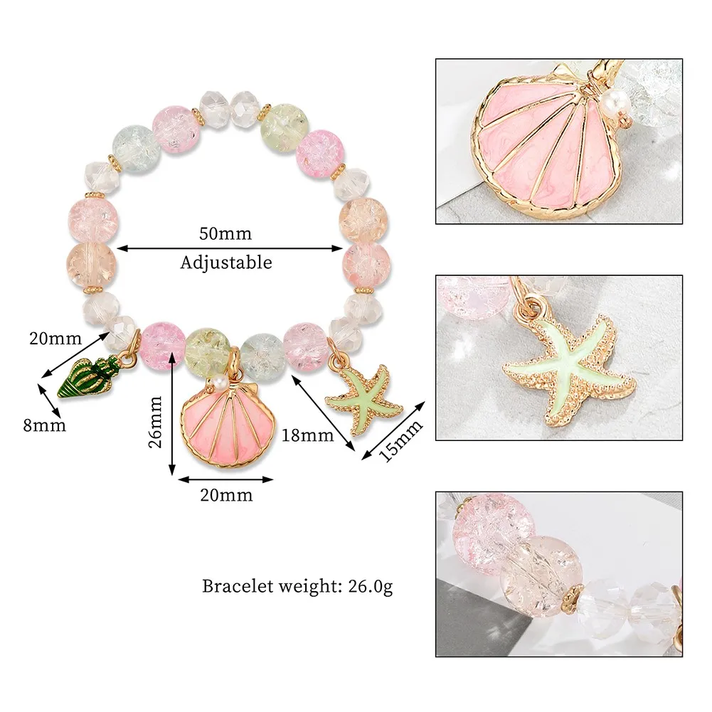 Браслет с жемчугом в богемном стиле креативный простой браслет бусинами и