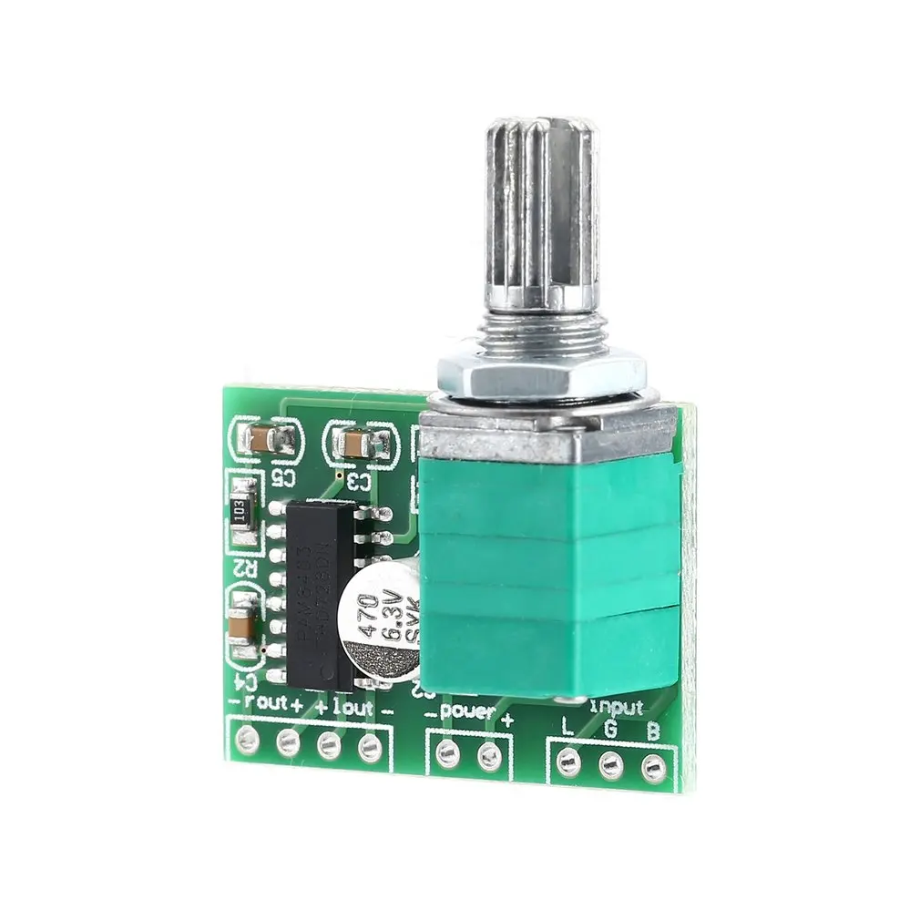 Mini PAM8403 DC 5 В 2 канала USB источник питания Hifi плата цифрового аудио усилителя с