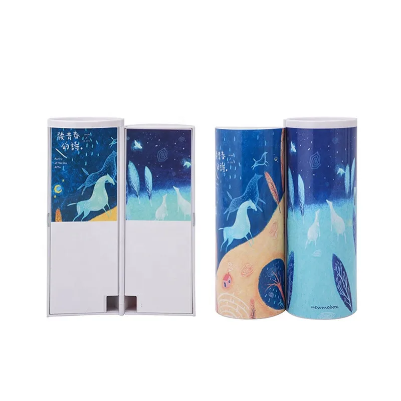 Креативный милый пенал большая Ёмкость Пластик ручка чехол шариковая