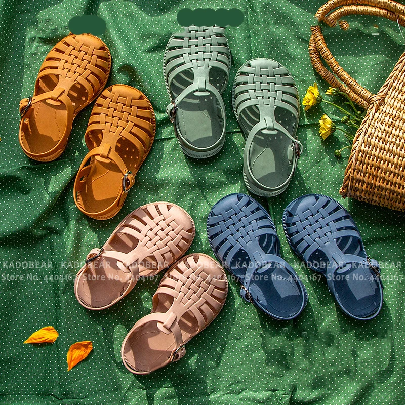 Летние детские сандалии для девочек вечерние туфли принцессы в римском стиле