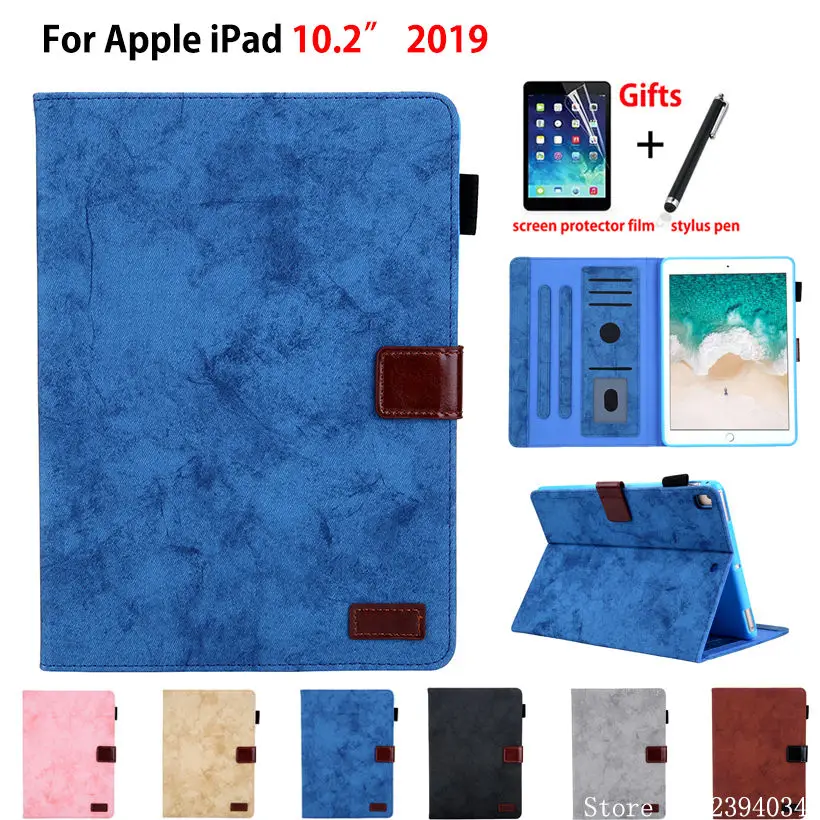 Чехол для планшета iPad 10 2 2019 умный чехол Apple 7 го поколения A2200 A2198 A2232 защитный +