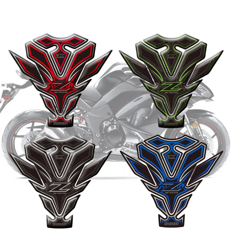 Мотоциклетные 3D наклейки на топливный бак защитные для Kawasaki Z1000SX 2017 2018 Fishbone