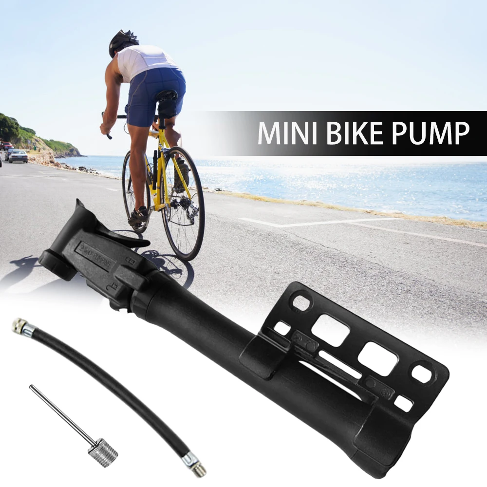 

Mini Bike Pump Bicycle Pump 80PSI Bicycle Air Pump Fits for Presta Schrader Valve Manual Changing