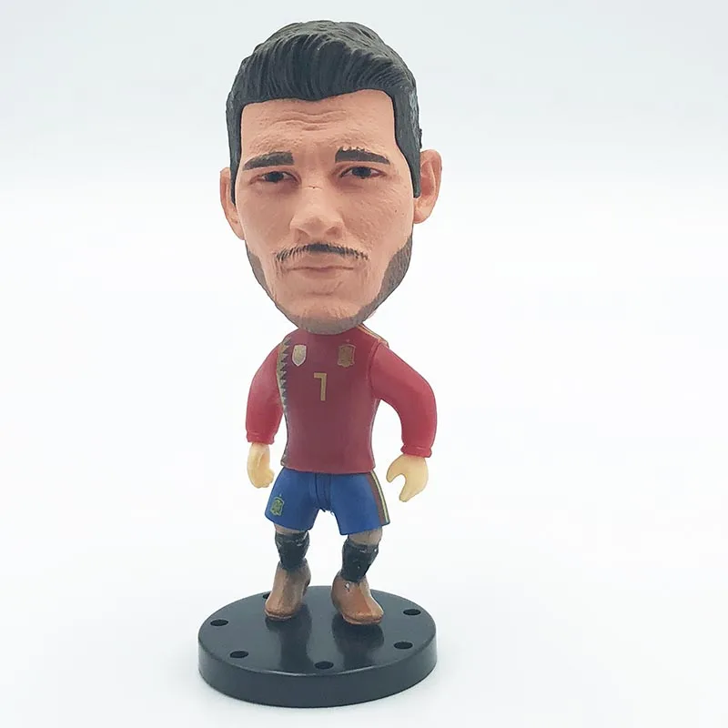 A.MORATA Soccerstarz Россия Футбол Спортивные Сувениры 7 см классический Футбол Звезда кукла домашний комплект фигурки для коллекции болельщиков подарок - Цвет: A.MORATA