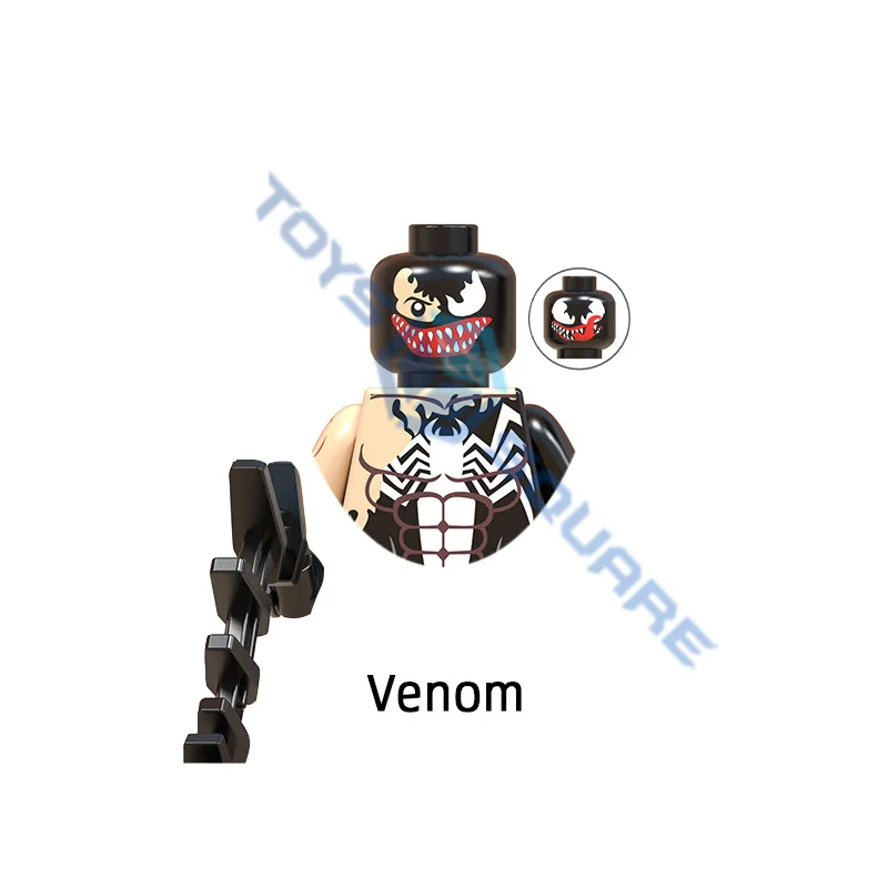 Росомаха паук Капитан Америка Дэдпул модель строительные блоки кубики MOC набор