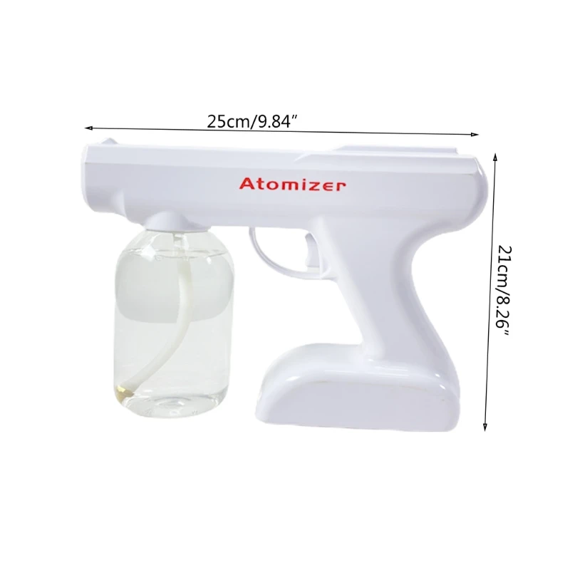 

Wireless Nano Blue Ray Spray Sterilizer Mute Handheld Sprayer USB Charging Disinfection Atomizer Disinfectant Machine