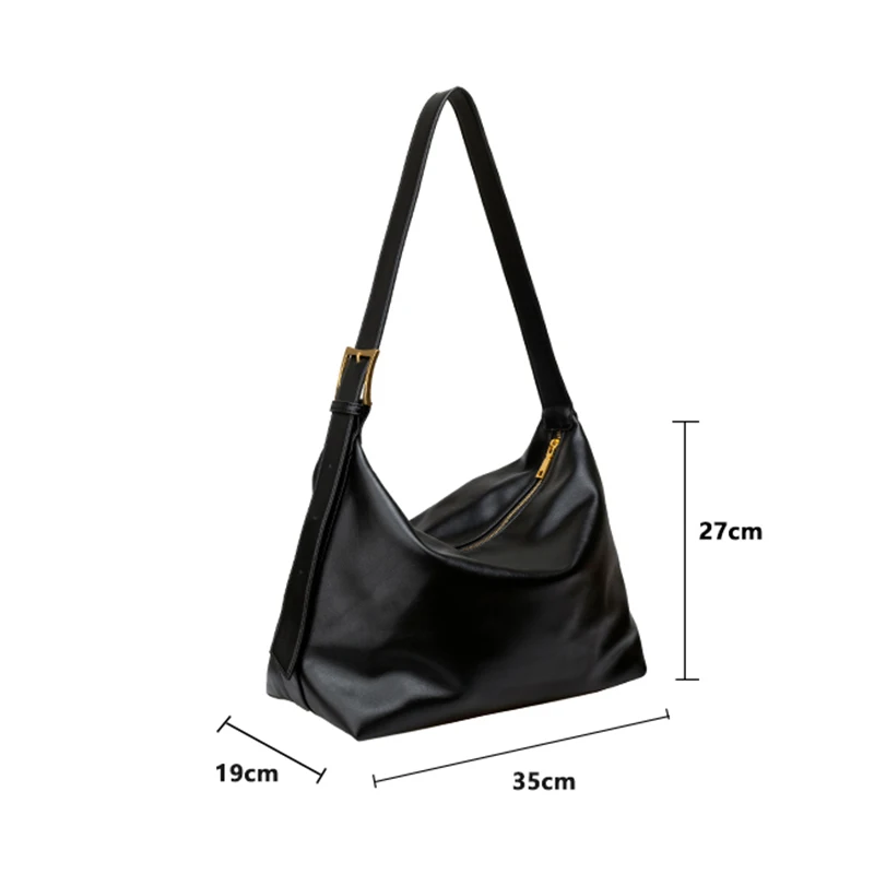 

[EAM] Women New Brown High Capacity PU Leather Flap Personality All-match Crossbody Shoulder Bag Fashion Tide 2021 18A0270
