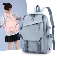 boys girls schoolbag female retro color backpack school bag satchel work leisure fashion bags nylon travel shoulder bags