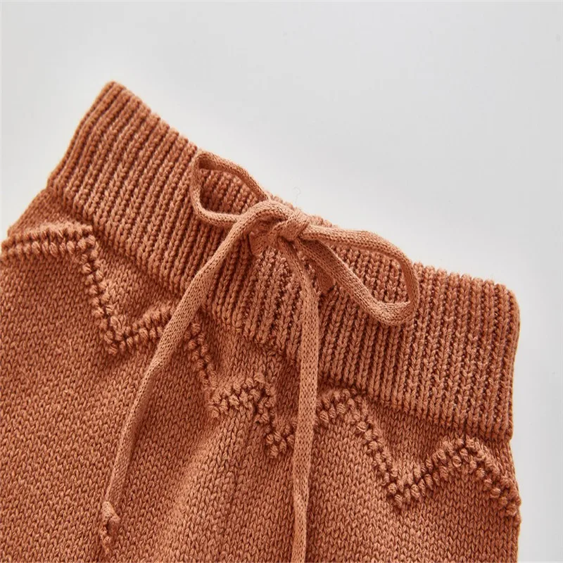 Baby Boy Clothes Knitted Set Cotton Newborn Autumn Winter Infant Sweater Pant 2Pcs Clothing Girl Outfit | Детская одежда и обувь