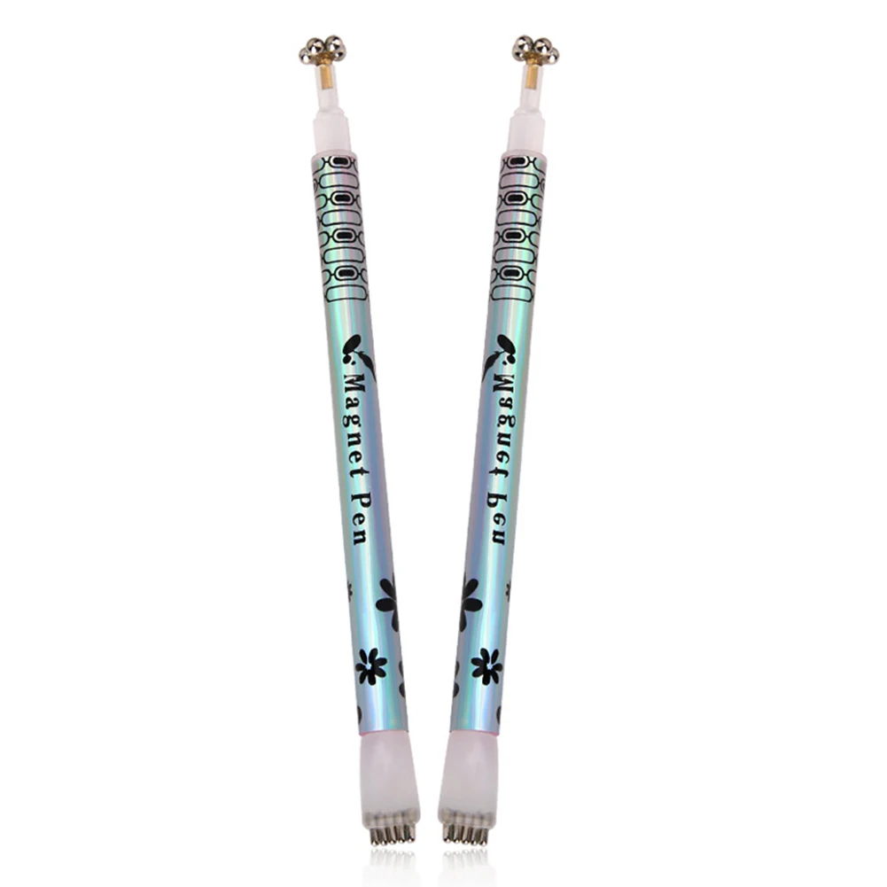 1 шт Двойная Головка 3D лак для ногтей с эффектом кошачий глаз магнитная палочка