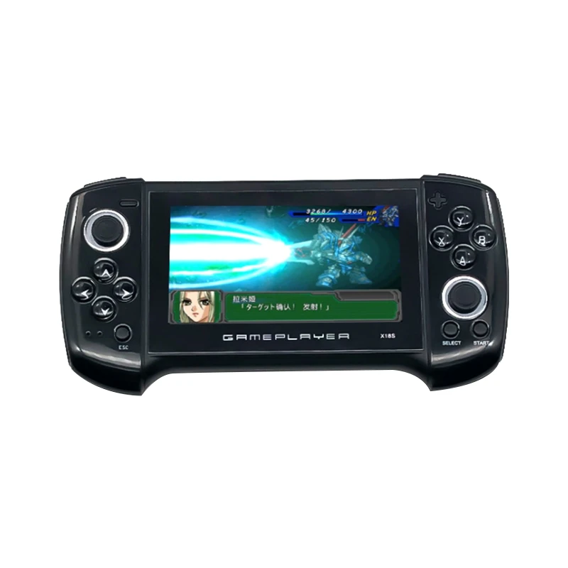 

HOT-Handheld Game Console 4.3 Inch Large Screen Double HD Retro Video Game Console Rechargeable 8GB for GBA.GBC.FC.SFC.MD