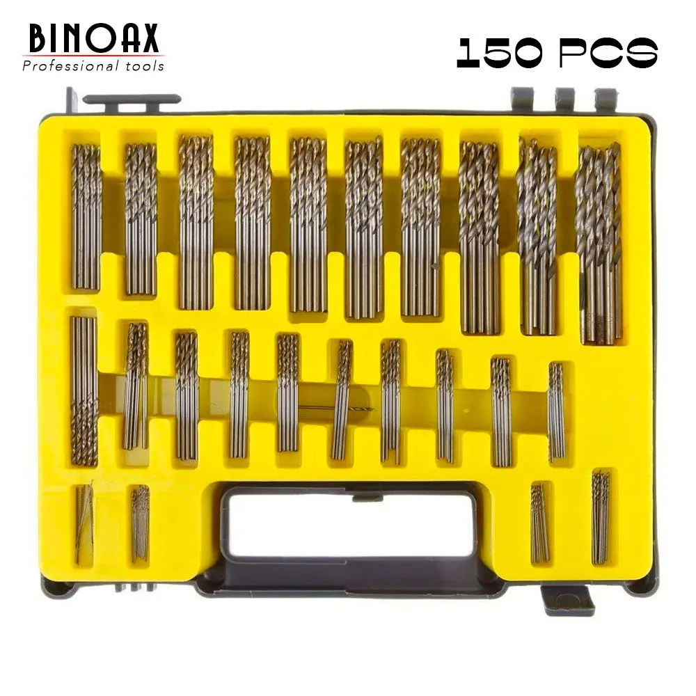 BINOAX 150 шт. мощный вращающийся микро твист точный набор сверл мини инструментов 0 4 3