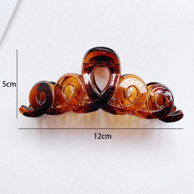 

Large Plastic Nonslip Jumbo Hair Clips Strong Hold Hair Jaw Clips Big Hair Clips French Design Hair Styling Accessories