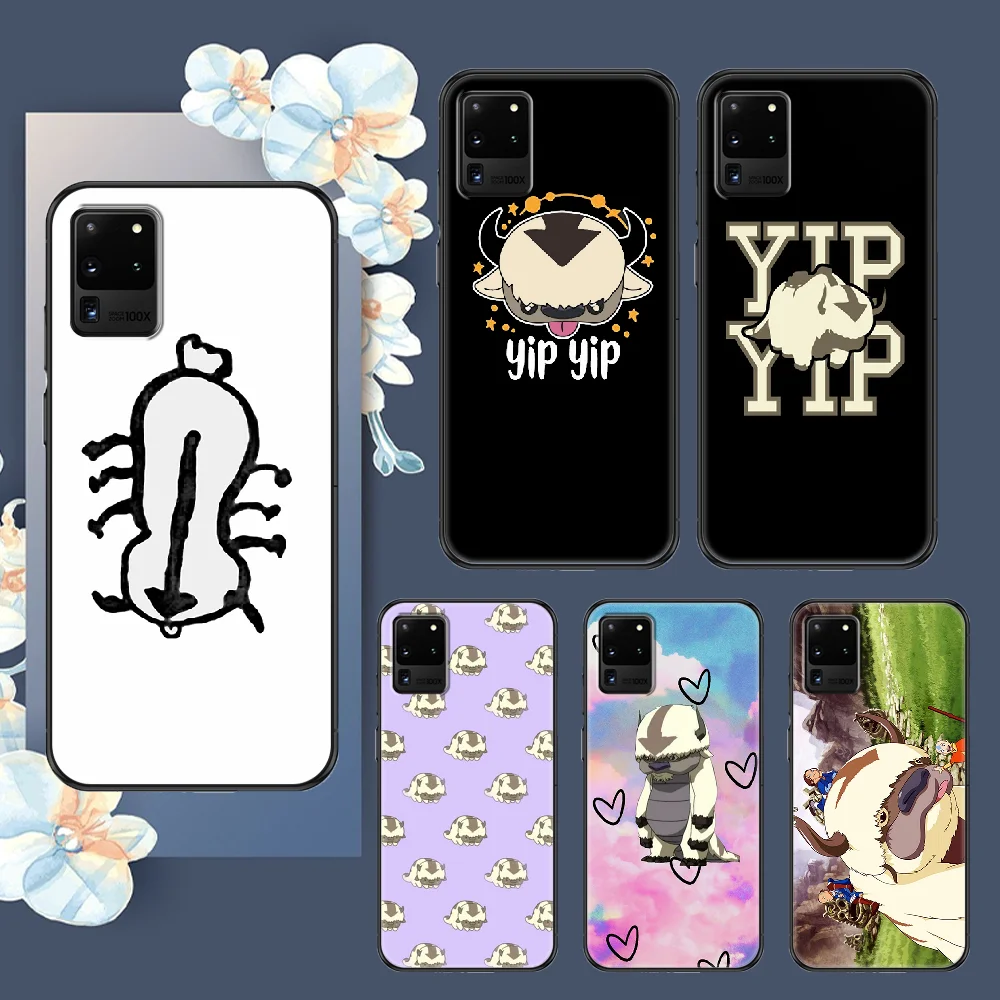 Appa Ип Аватар чехол для телефона для Samsung Galaxy Note 4, 8, 9, 10, 20 S8 S9 S10 S10E S20 плюс UITRA Ультра черный мягкий чехол для мобильного телефона 3D