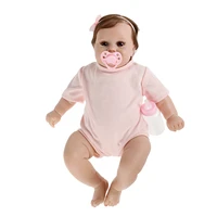 50cm reborn baby doll newborn smile girl baby lifelike real soft touch cute doll simulation full body mini doll children gifts