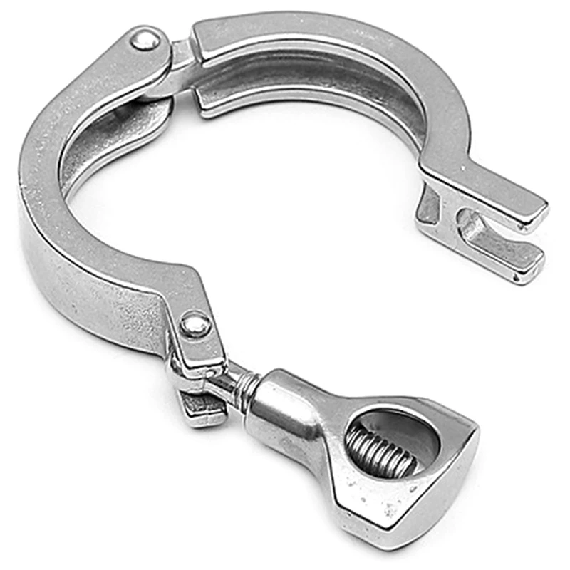 Promotion! 51mm 2 Inch Pipe 304 Stainless Steel Sanitary Elbow Fitting 64mm + Tri Clamp Ferrule Gasket | Строительство и ремонт
