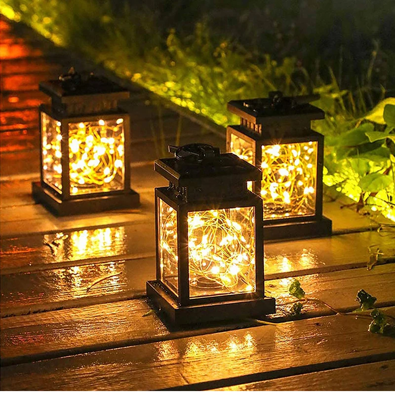 

Solar Lantern 1600MAH Outdoor Waterproof LED Solar Candle Copper Wire Light Decorative Lamps For Outdoor Garden Park Decoration