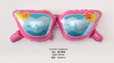 Summer mirror 1 шт. день рождения композиция шар КИТ ИГРУШКА рыбка Омар кокосовое дерево океан серии Русалка алюминиевый шар - Цвет: Summer mirror