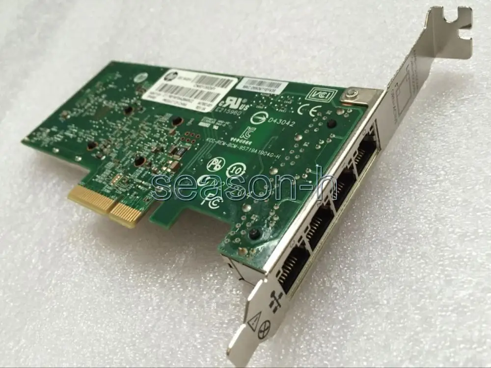 HP 331T Quad Port 1G Gigabit Ethernet Network Adapter 647594-B21 649871-001