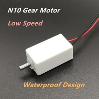 waterproof motor micro dc n10 gear motors with ready stock for smart lock share bike robot and underwater equipment diy engine