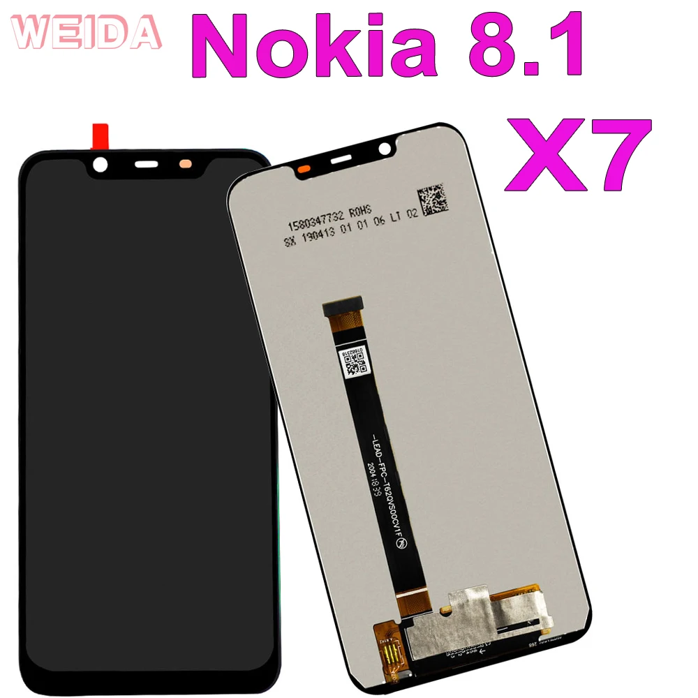 6 18 &quotОригинальный ЖК дисплей для Nokia 8 1 TA 1119 1121TA 1128 1131 с сенсорным экраном и