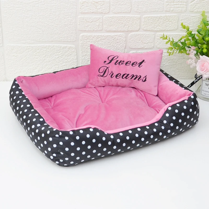 

Rectangle Dog Bed Sleeping Bag Kennel Cat Puppy Sofa Bed Pet House Winter Warm Beds Cushion for small dogs