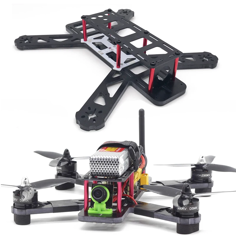 Оптовая продажа QAV250 колесная база 250 мм Стекловолокно FPV гоночный Дрон рама