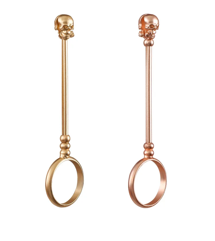 

personality pure copper Ring Durable Cigarette Clip Smoker Accessories Portable Hand Finger Cigarette Holder Ring Decoration