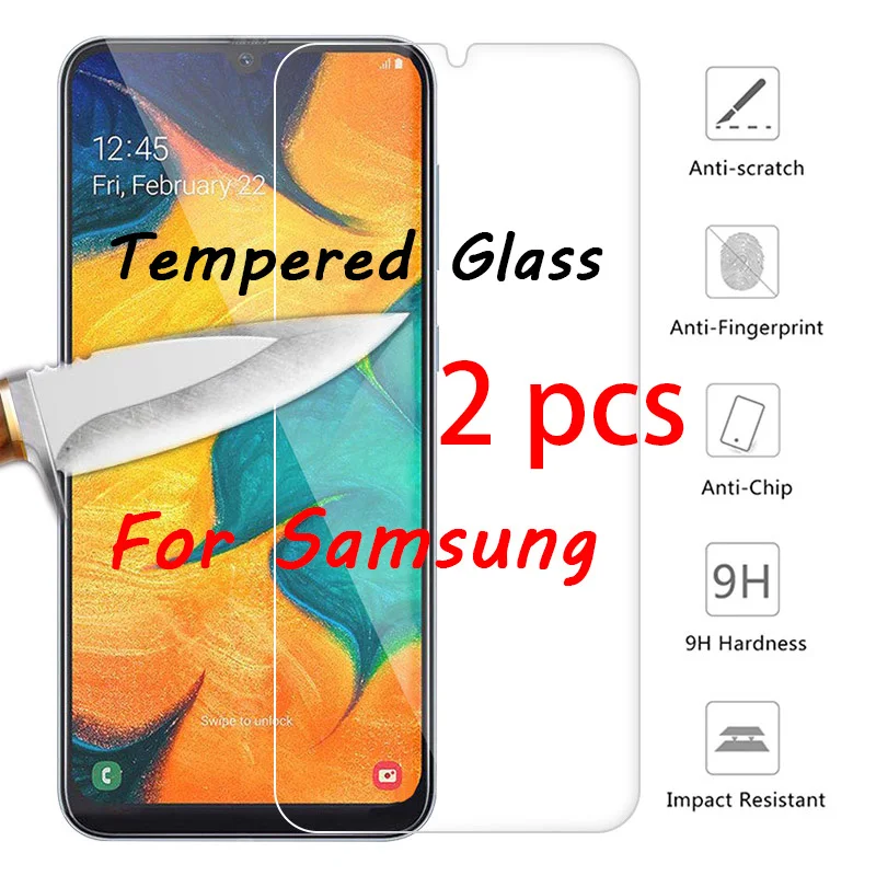 Закаленное защитное стекло 9H HD для смартфона 2 шт. Samsung J8 J7 J6 J4 Plus J3 твердая Защита