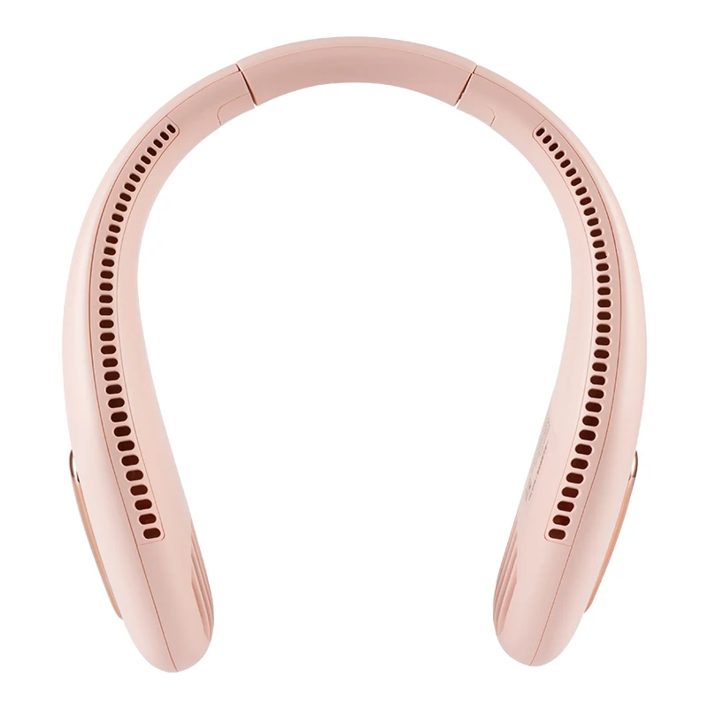 

F41 Portable Neck Fan 2400mAh Wireless Outdoor Fan Outdoor Sports Comfortable Hanging Neck Fan 3 Speeds Heat Sink