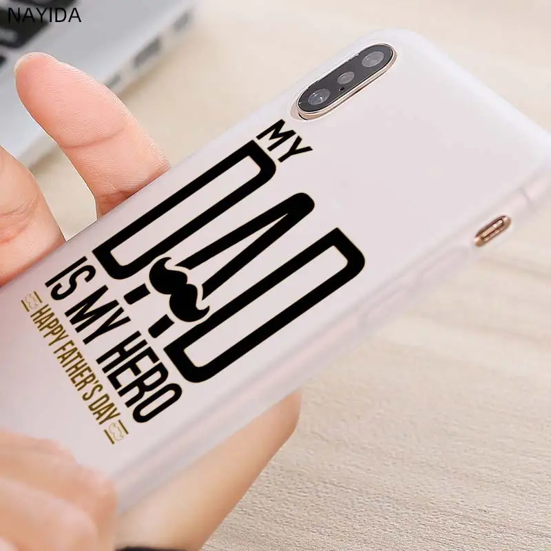 Мягкий чехол для Xiaomi 10 8 A2 A3 Cc9 Lite Mi 9se A1 6X 5X Note Pro семейный папа я гордый папа|Бамперы|